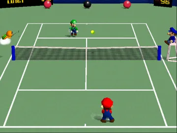 Mario Tennis (Europe) (Wii Virtual Console) screen shot game playing